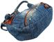 Женская джинсовая сумка небольшого размера Fashion jeans bag синяя Jeans8031 blue фото 7